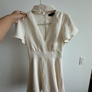 Majorelle Revolve Halter White Minu Dress